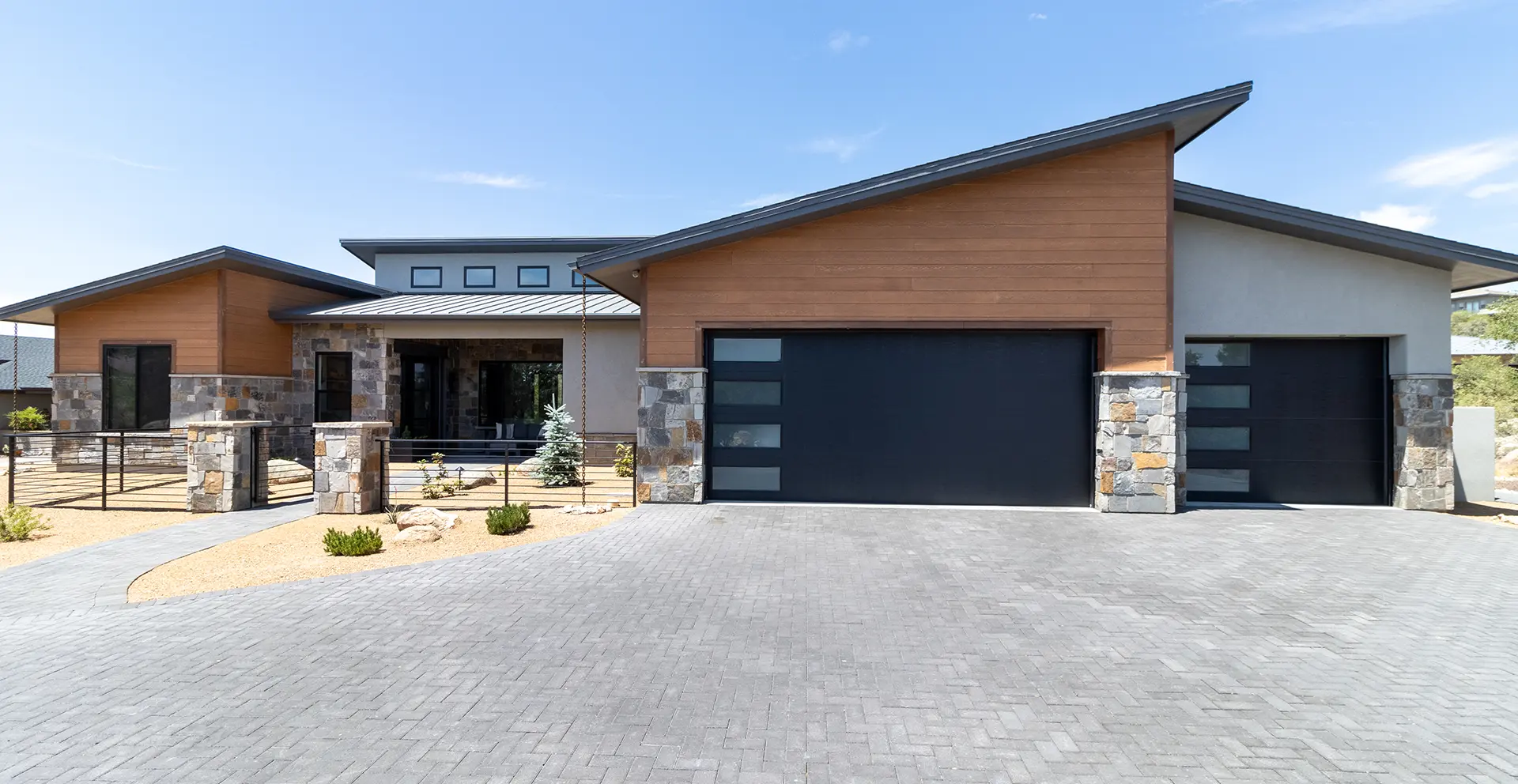 Newly completed custom home by custom home builder in Prescott AZ